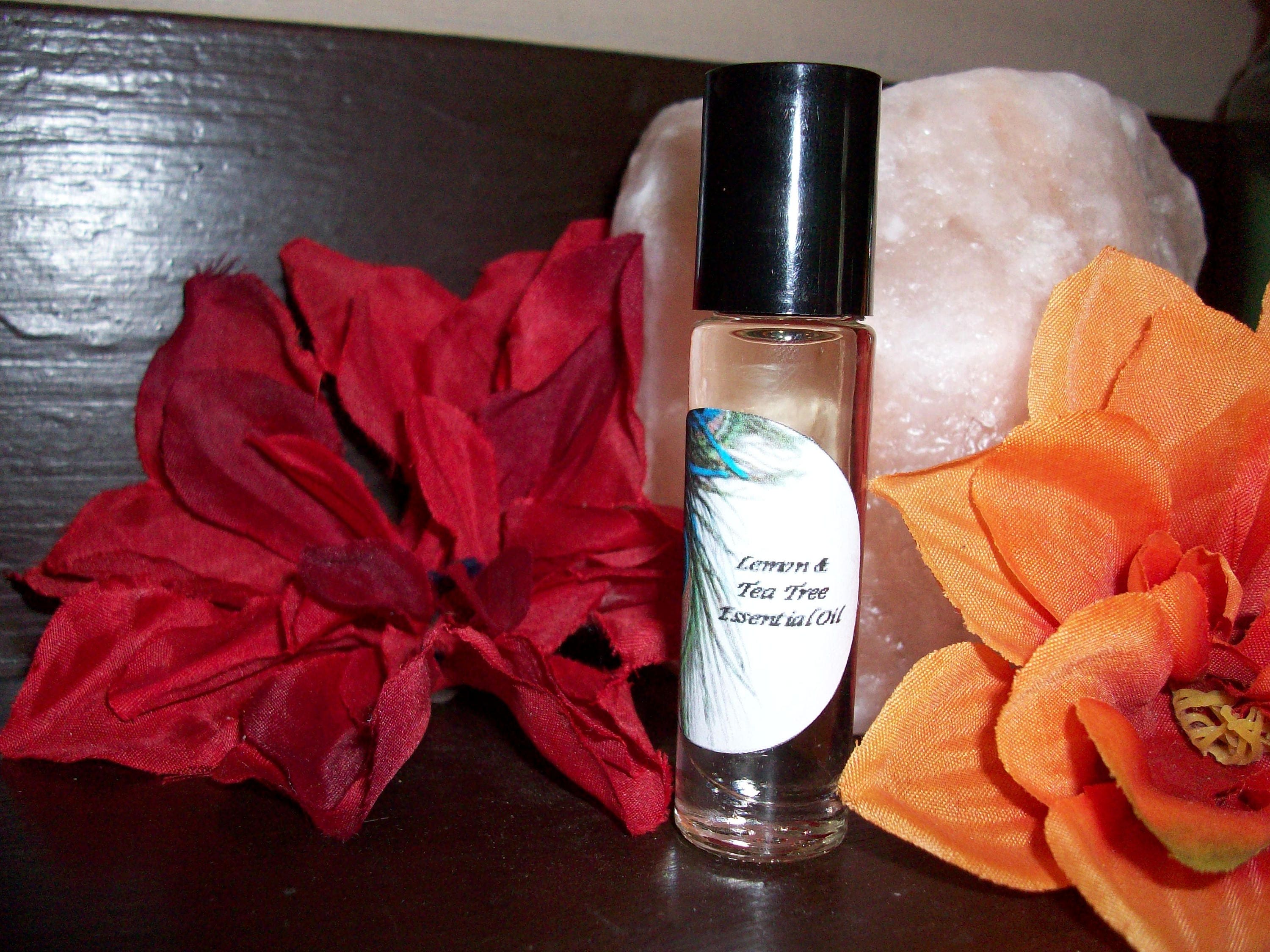 Lemon & Tea Tree Essential Oil Blend 1/3 Oz Roller Bottle