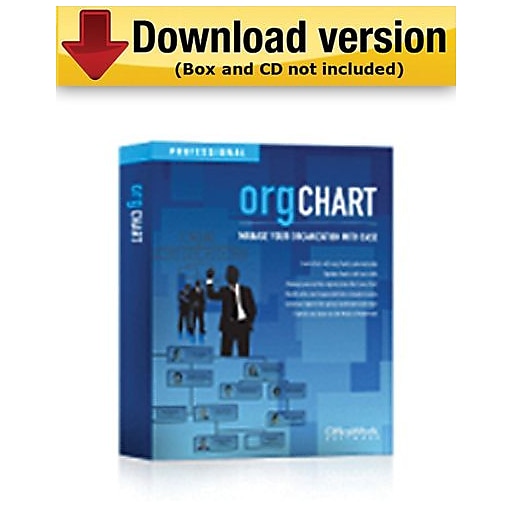 OrgChart Professional for 100 People for Windows (1 - User) [Download]