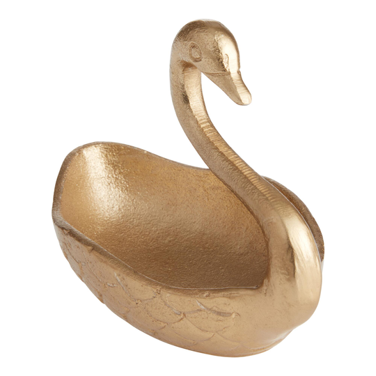 Gold Swan Trinket Dish - Metal by World Market