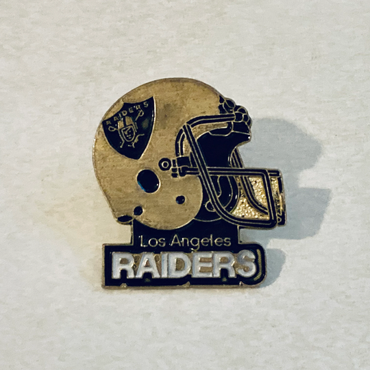 Vintage La Raiders Nfl Football Helmet Pin, Enamel Pinback, Hat Raiders, Los Angeles, California, 70S, 80S, N.w.a., Ice Cube