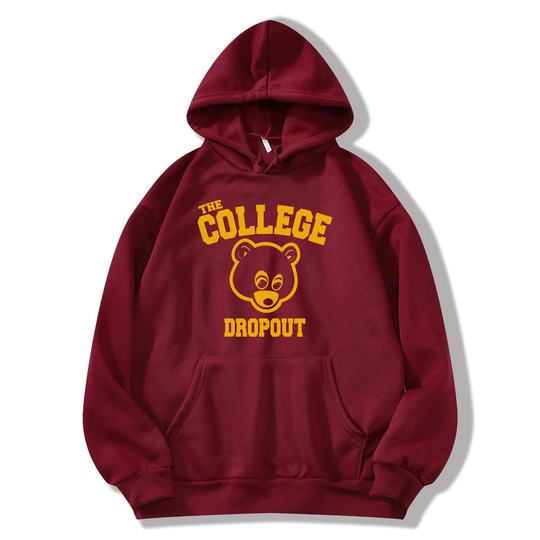 The College Dropout Unisex Heavy Blend Hoodie, Hooded Swearshirt, Kanye Bound Yeezy Yeezus West God Jesus Is King Tee