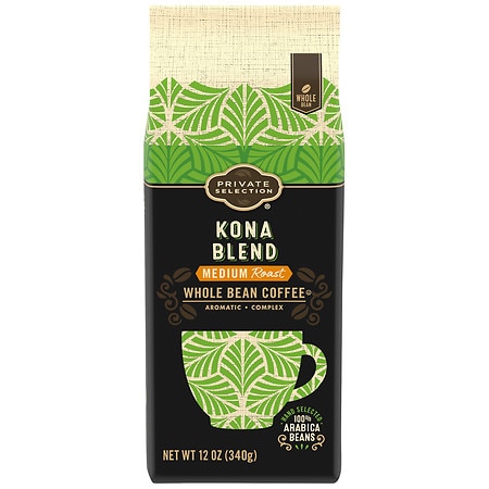 Kroger Kona Blend Whole Bean Coffee - 12.0 oz