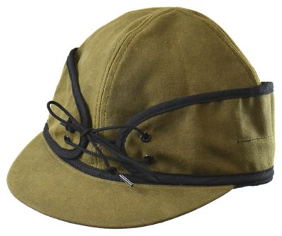 Crown Cap Olive Wool Blend Railroad Cap - Olive - S
