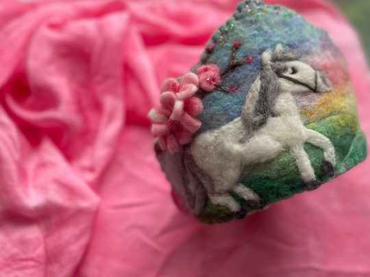 Custom Horse | Or Unicorn Waldorf Wool Crown