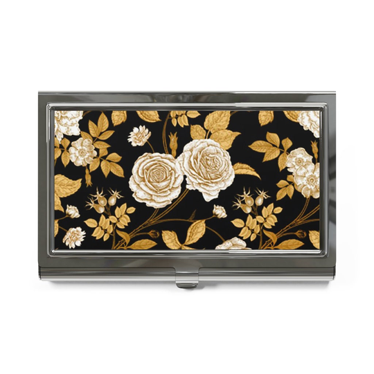 Rose Business Card Holder, Metal Business Card Holder, Custom Home Gifts, Office Gifts For Her