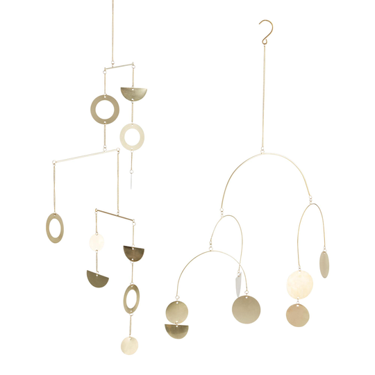 Gold Metal Geo Hanging Mobile by World Market