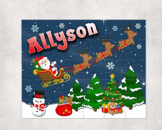 Personalized Christmas Puzzle