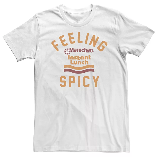 Big & Tall Maruchan Feeling Instant Lunch Spicy Tee, Men's, Size: 4XL Tall, White