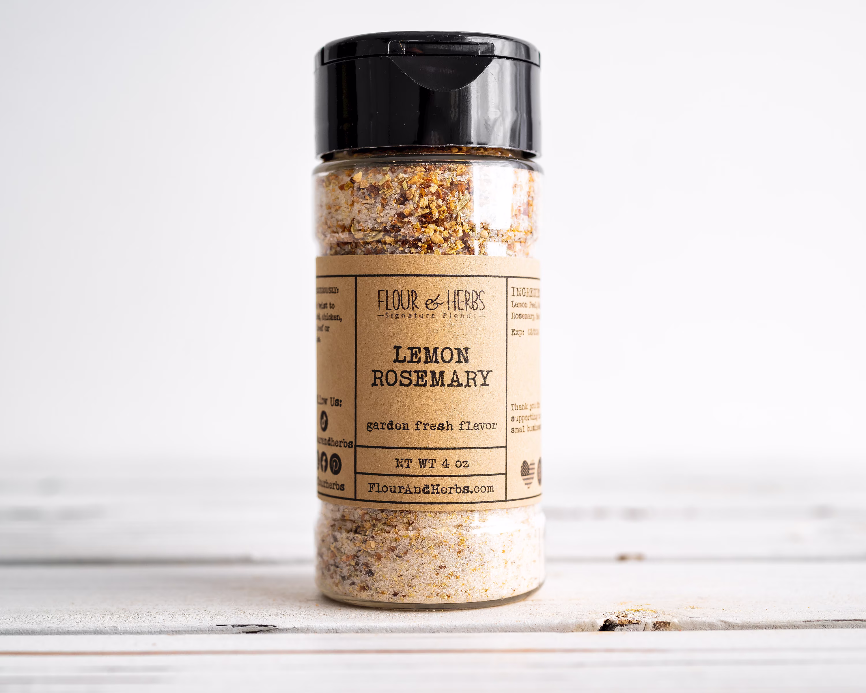 Lemon Rosemary Sea Salt, Flavored Garlic Seasoning