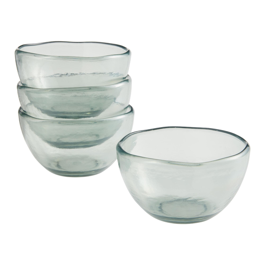 Textured Acrylic Alfresco Dip Bowl 4 Pack: Green by World Market
