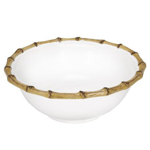 Juliska Bamboo Natural Cereal/Ice Cream Bowl 6.5"L, 6.5"W, 2.5"H 17 oz