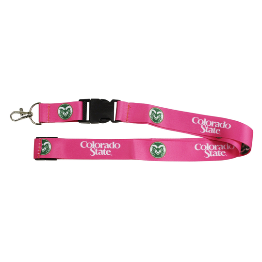 Colorado State Rams Pink Lanyard