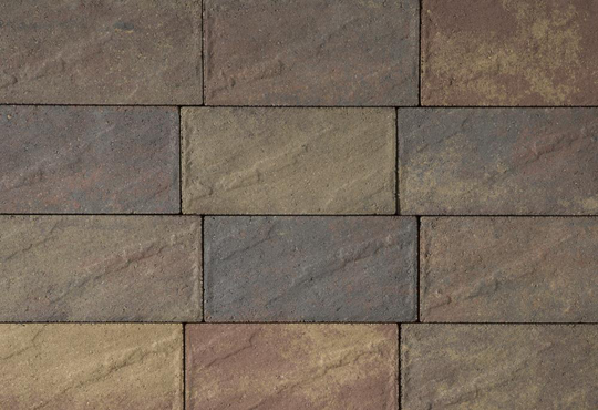 Lowe's Metro Stone 16-in L x 16-in W x 2-in H Sonoma Blend Concrete Interlocking Paver in Red | Q110.0816.P