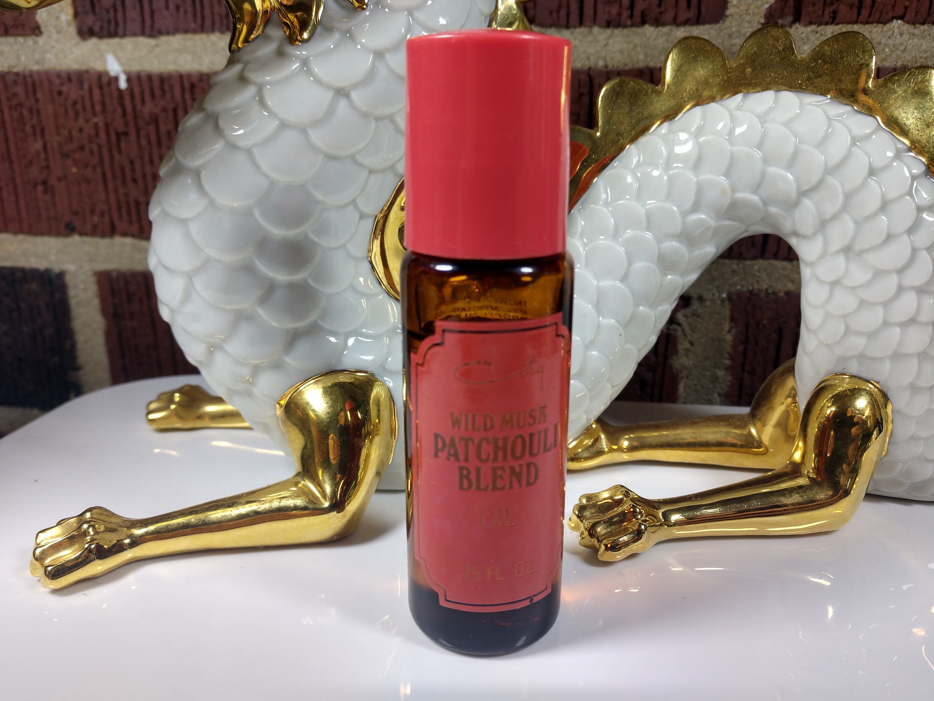 Wild Musk Patchouli Blend Oil .75 Oz Vintage - Rare