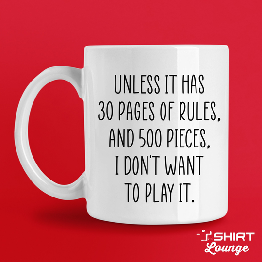 Funny Board Games Mug, Tabletop Gamer Cup, Game Lover Gift, Geek, Nerd, Decor Themed Coffee Or Tea Cup