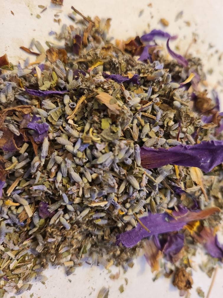 Astral Traveler Herbal Tea Blend - Lucid Dream 10 Grams Damiana, Mugwort , Blue Lotus & Guayusa Leaf Amazonian