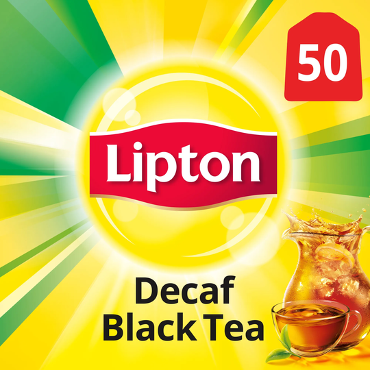 Lipton Decaffeinated Black Tea Bags - 50 ct