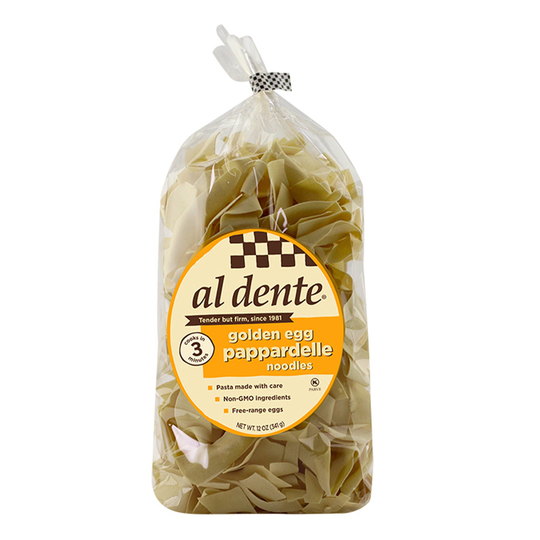 Golden Egg Pappardelle Pasta - Kosher Fresh Vegan