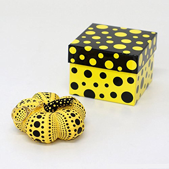Yayoi Kusama Pumpkin Mascot | Yellow Key Chain Art Goods