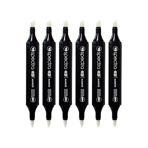Chartpak Spectra Ad Markers, Colorless Blender, Pack of 6 (Pk6-S0Ad)
