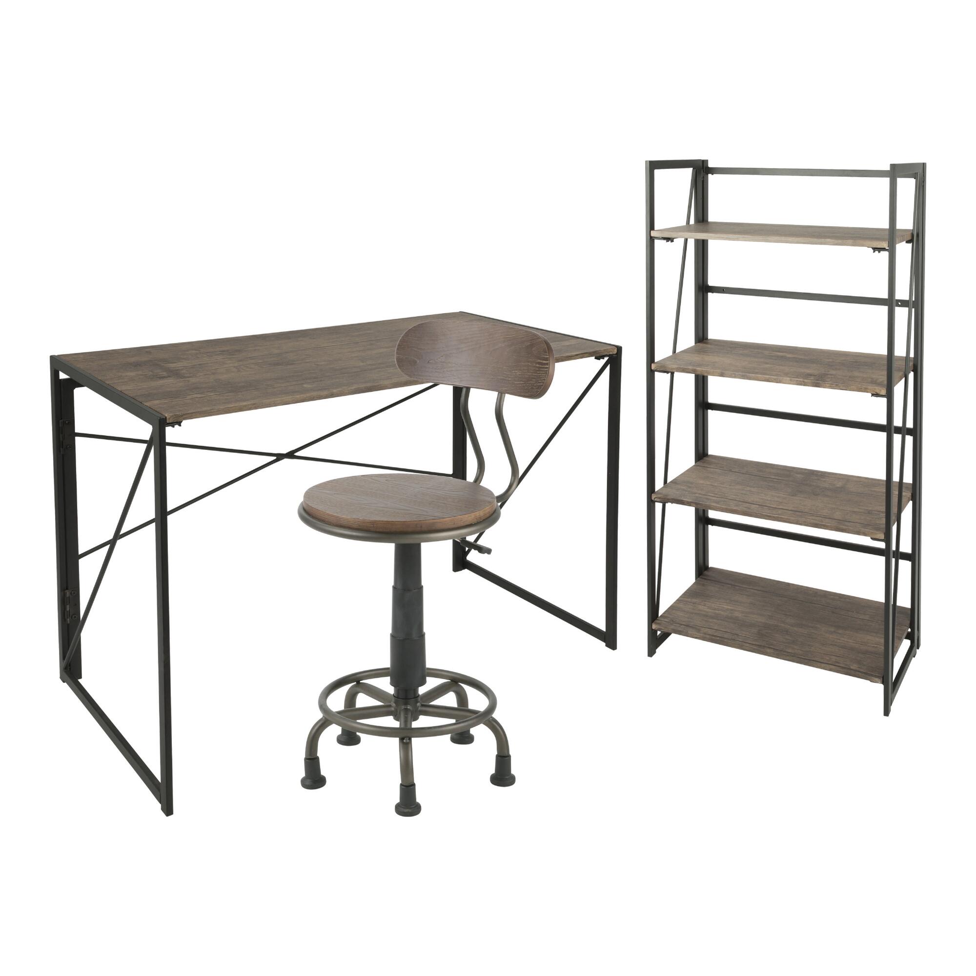 Wood and Metal Avery Home Office Collection by World Market