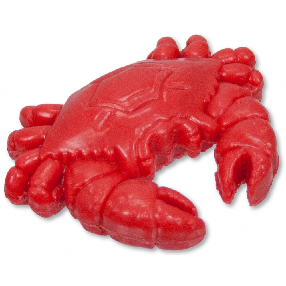 Red Crab Shaped Soap | Set Of 3 Individually Wrapped New Orleans Louisiana Cajun Party Clam Bake Decor Crawfish Boil