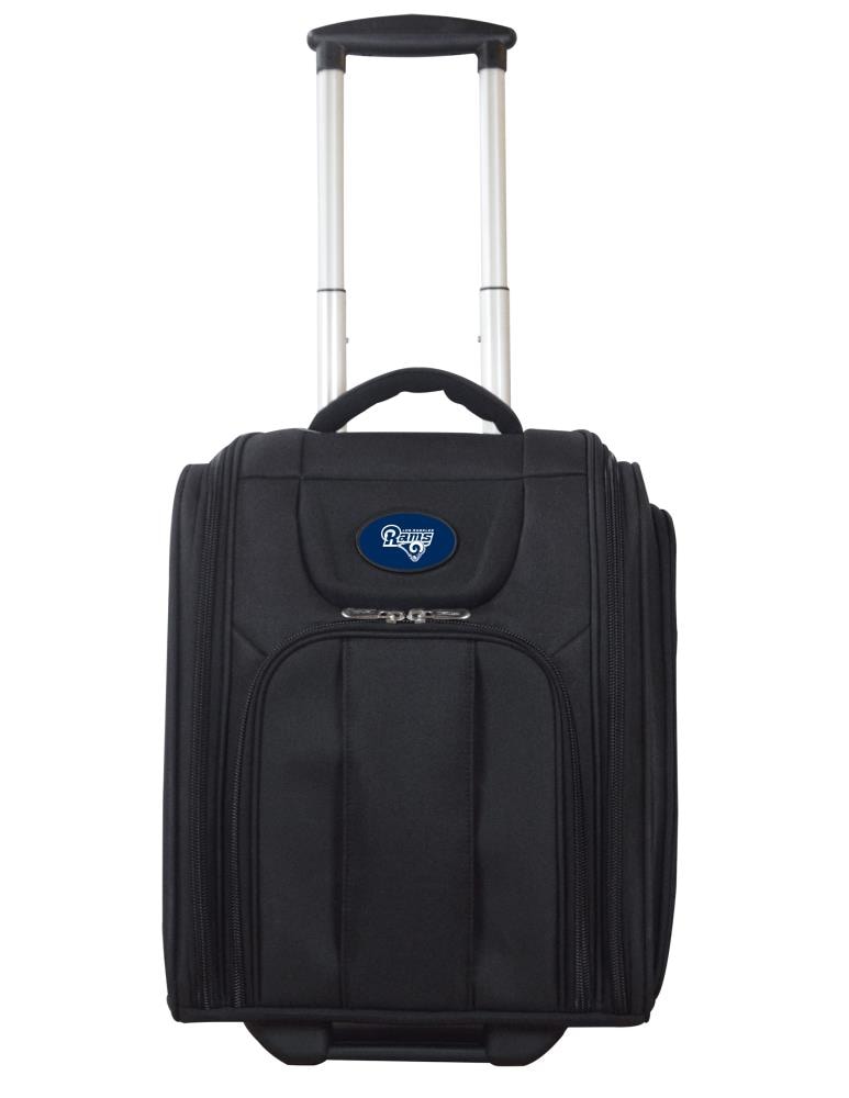 Mojo Licensing NFL Los Angeles Rams 14.5 x 9.75 x 19 Black Ballistic Nylon Softshell Carry-on Bag (1-Bag) | NFLRL502