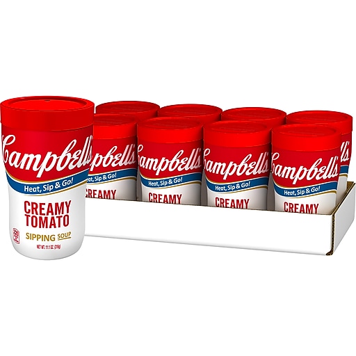 Campbell's On The Go Creamy Tomato Soup, 11.1 Oz., 8/Pack (14981)