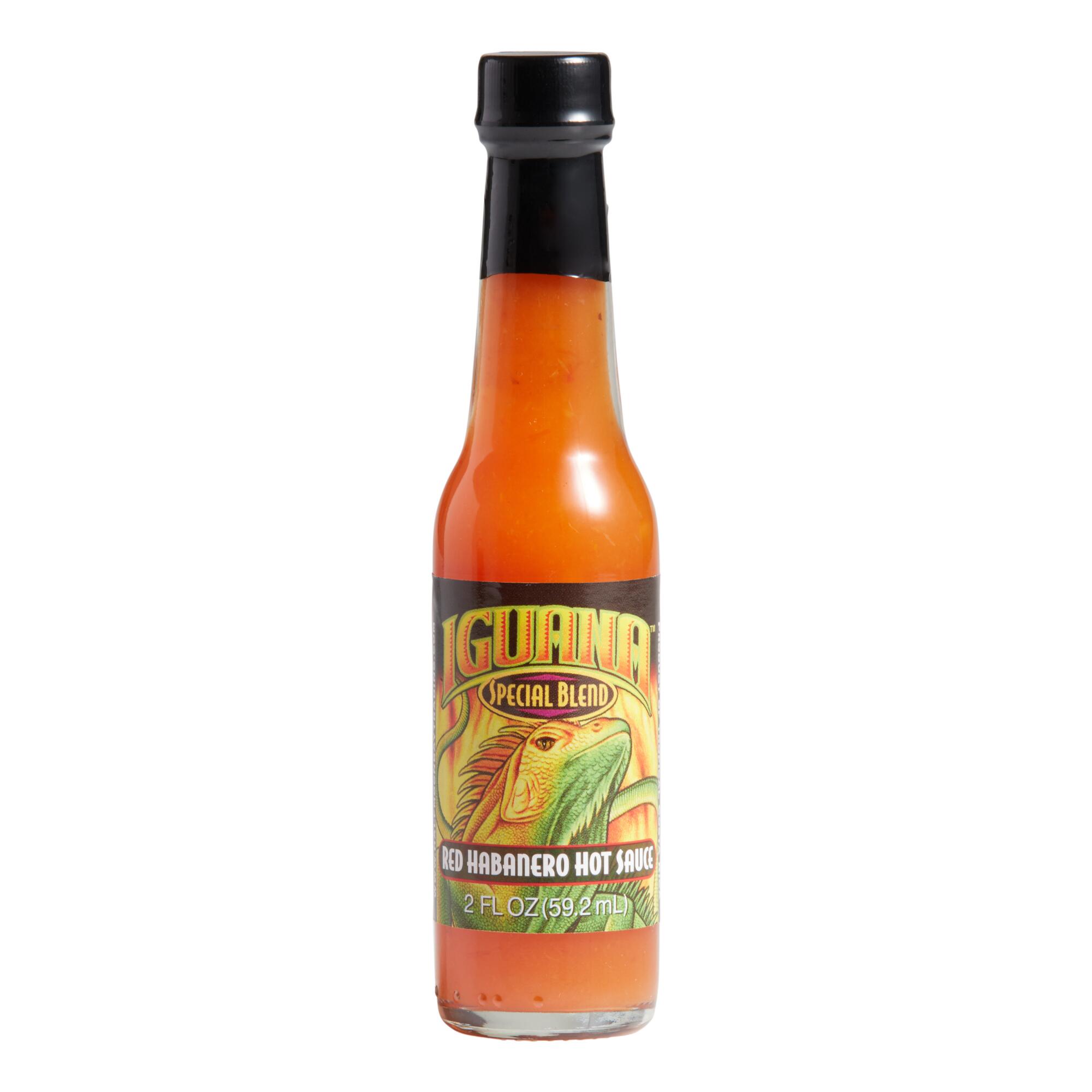 Mini Iguana Red Habanero Hot Sauce Set of 4 by World Market