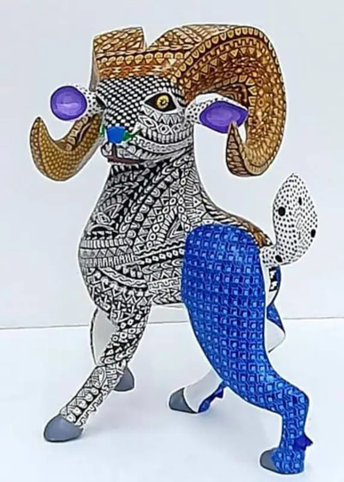 Alebrije Longhorn Ram