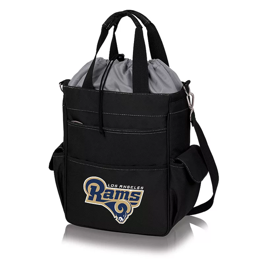Picnic Time Los Angeles Rams Active Insulated Lunch Cooler, Black