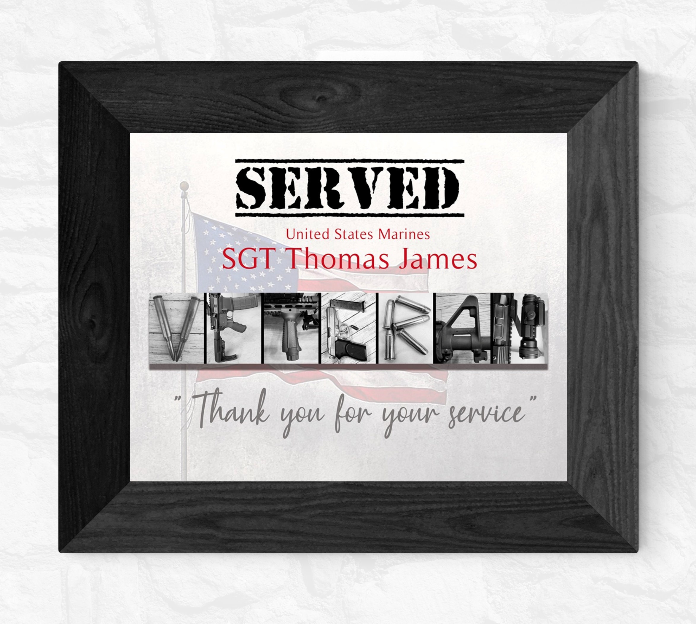 Us Marines Personalized Name Printable Download