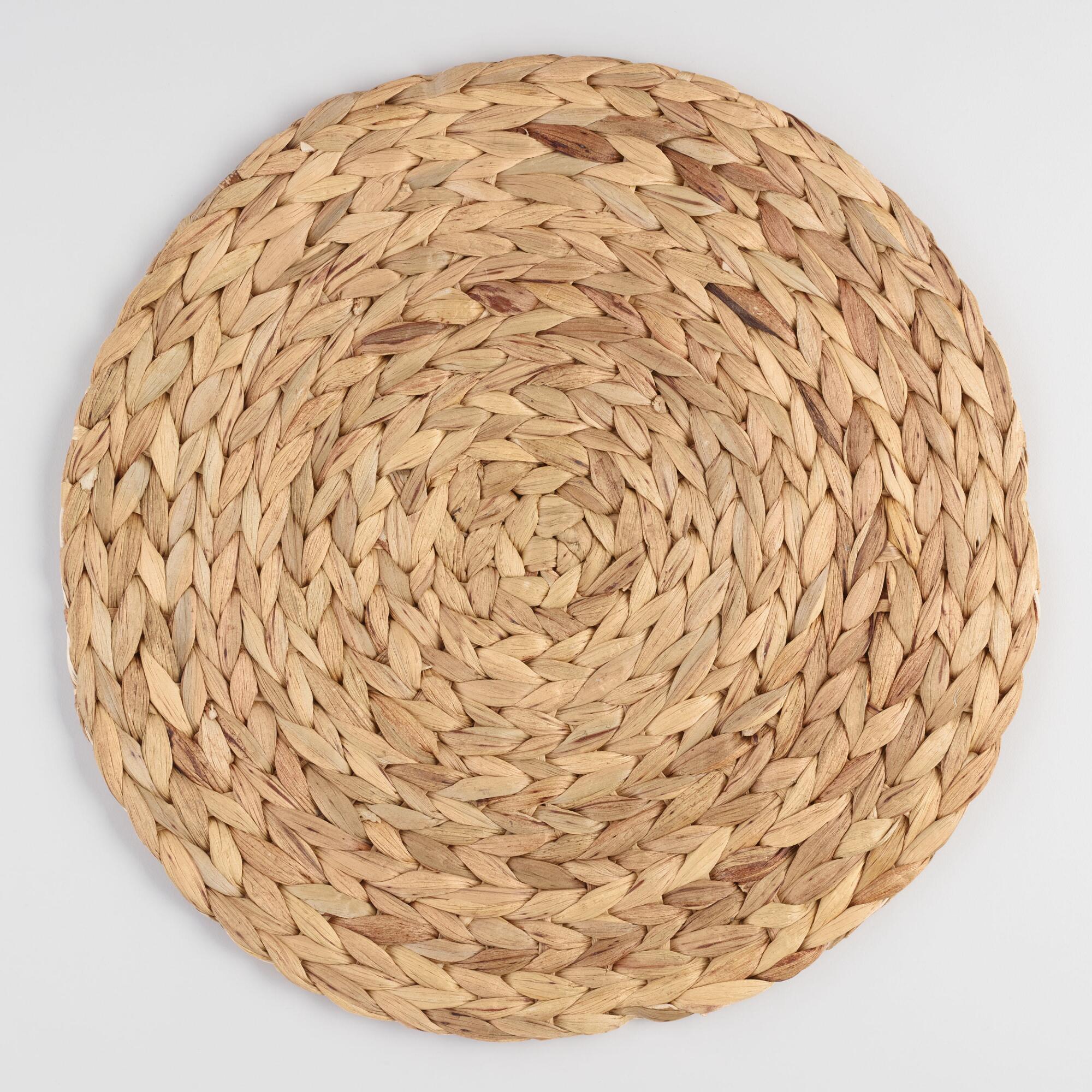 Round Natural Fiber Placemats Set Of 4 by World Market