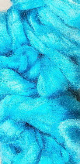 Firestar Nylon Shimmer Top For Blending Hand Spinning Fibers