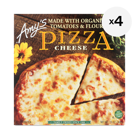 Amy's Cheese Pizza, 4 Pack 4 x 13 oz boxes