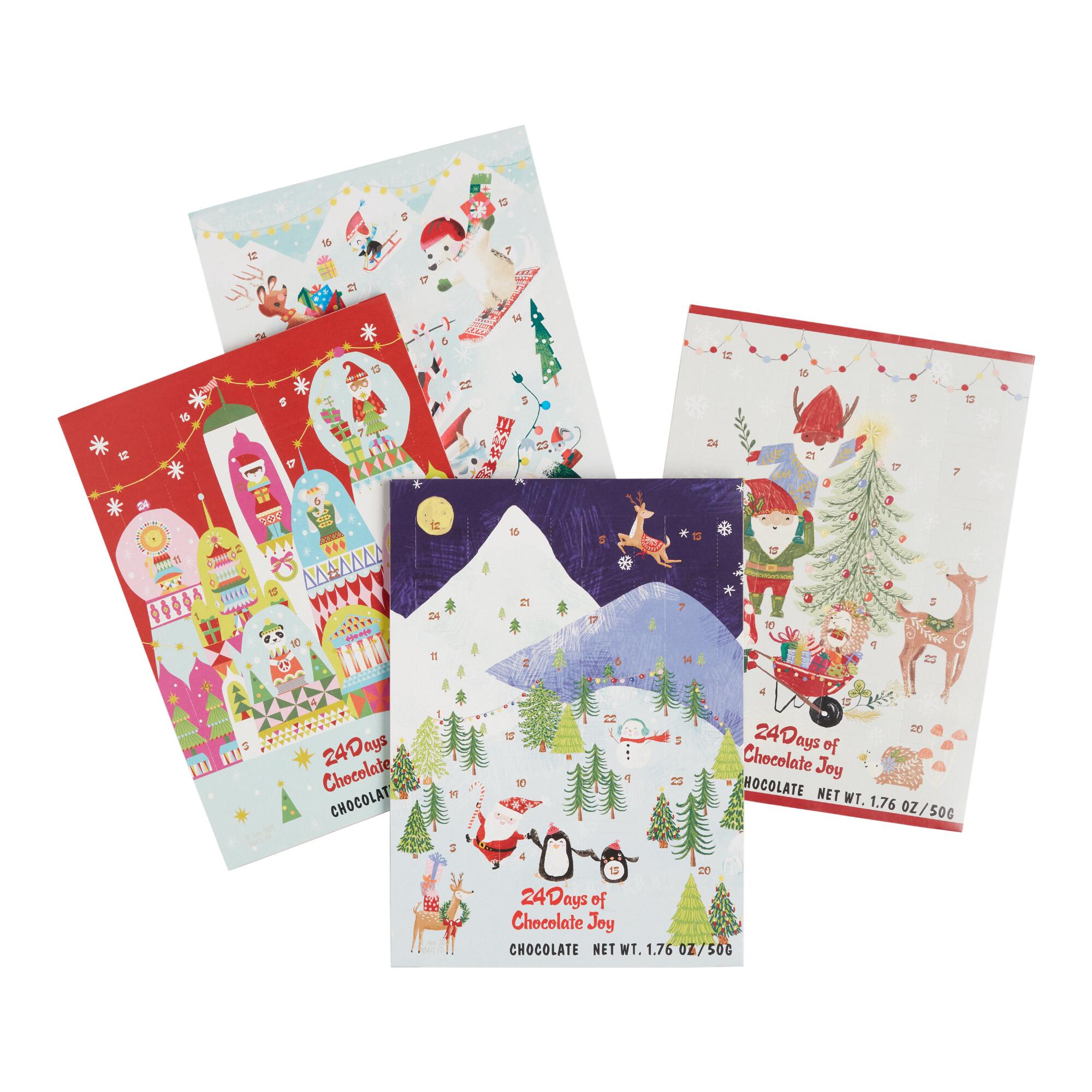 Wawi Chocolate Advent Calendar Set of 4 by World Market