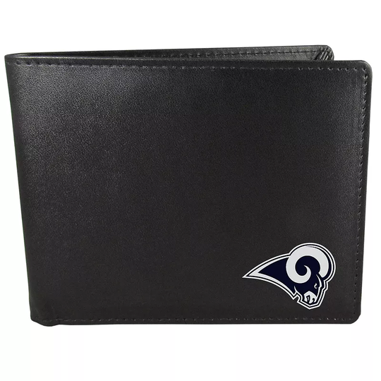 Men's Los Angeles Rams Bi-Fold Wallet, Black