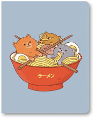 Ramen and Cats Medium Layflat Notebook Denik Author