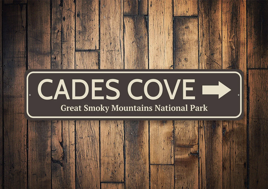 Cades Cove Sign, Destination, Destination Sign For Cove, Traveler, Cade Decor, Decor For Coves