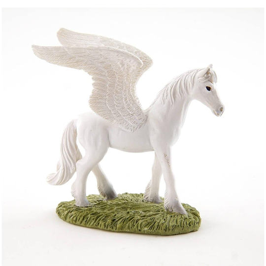 Mini Pegasus, Fairy Garden, White Pegasus