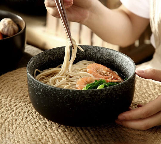 Creative Noodle Wrist, Large Ramen Bowl, Ceramic Millet Porridge Beef Soup Bowl