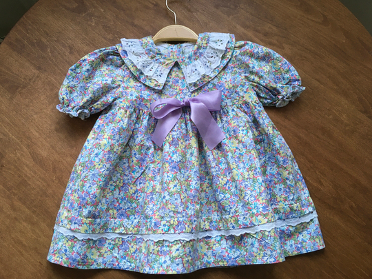 Easter Dress 12-18 Months/Vintage 1980S Lindex Sweden Baby