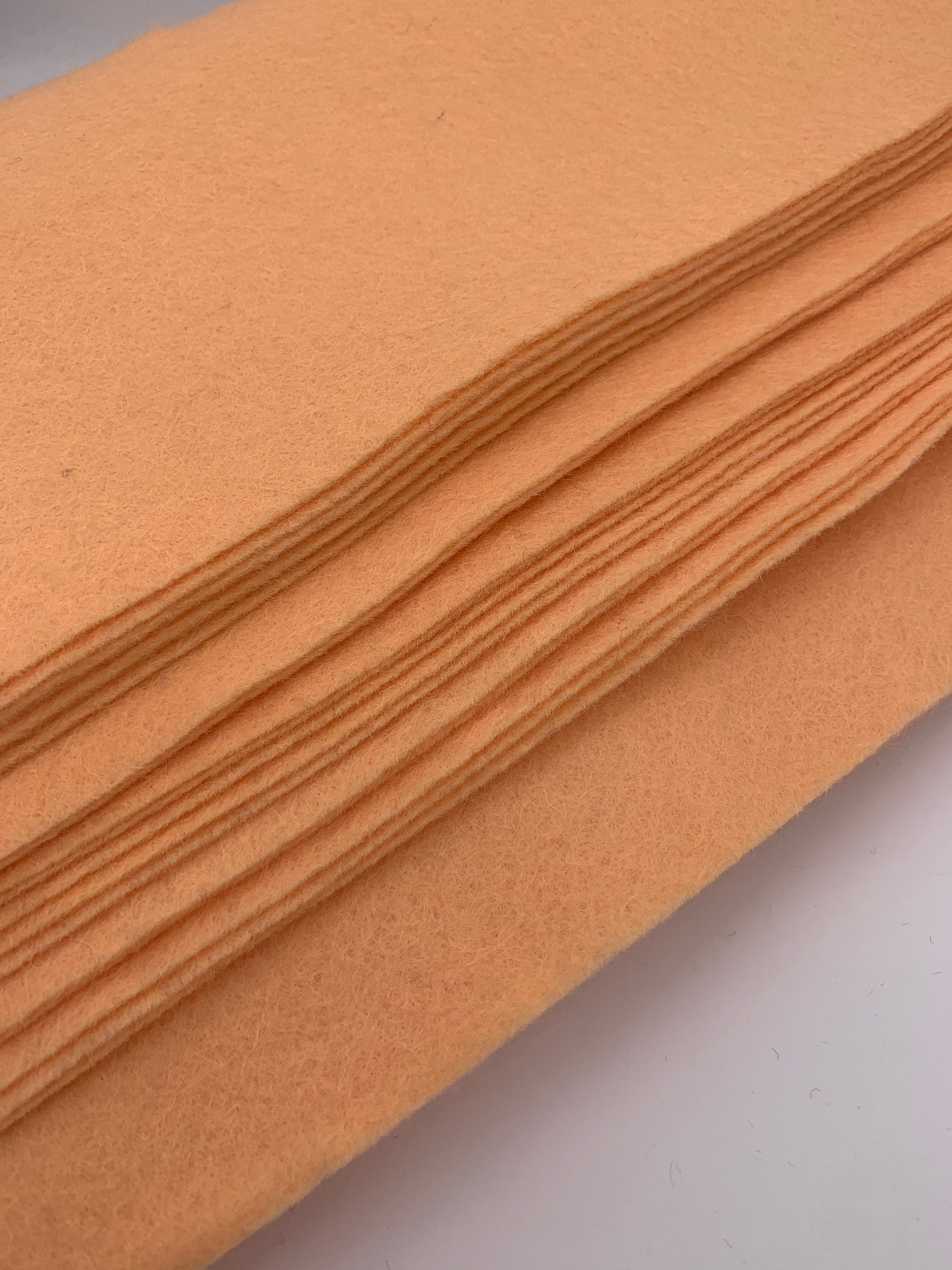Closing Down 12 - 30% Wool Blend Felt Melon Pink