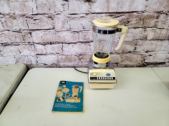 Vintage Sunbeam Vista Blender Mid Century Kitchen