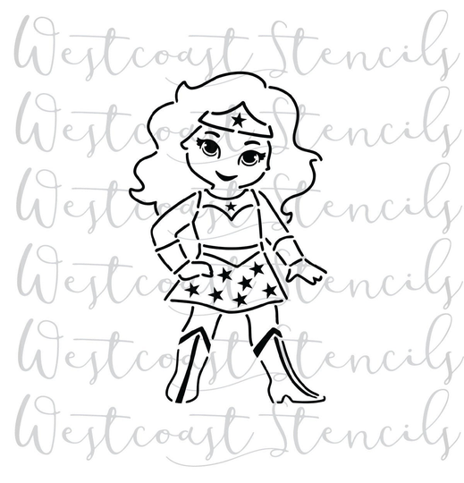 Fast Shipping Ww Pyo Stencil, Girl Stencil