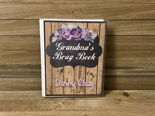 Photo Album, 36 Vinyl Album 4x6, Personalized Mini Family Book