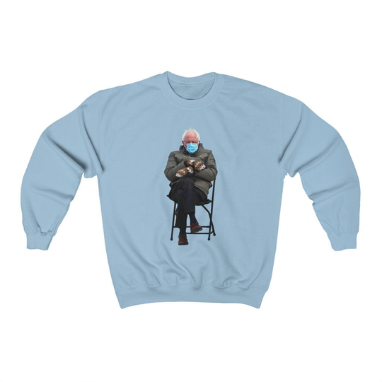 Bernie Unisex Heavy Blend Crewneck Sweatshirt