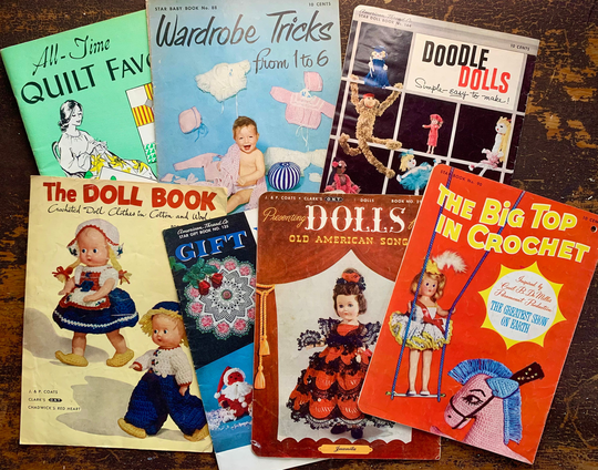 7 Vintages 60's/70's Craft Booklets