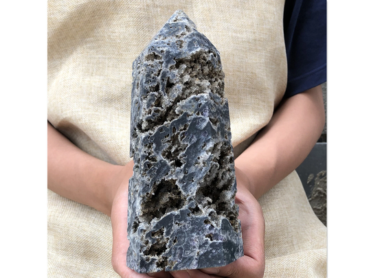 1.87lb Natural Elixir Blende Obelisk, Quartz Crystal,crystal Obelisk, Point,crystal Healing,crystal Wand Xa1705