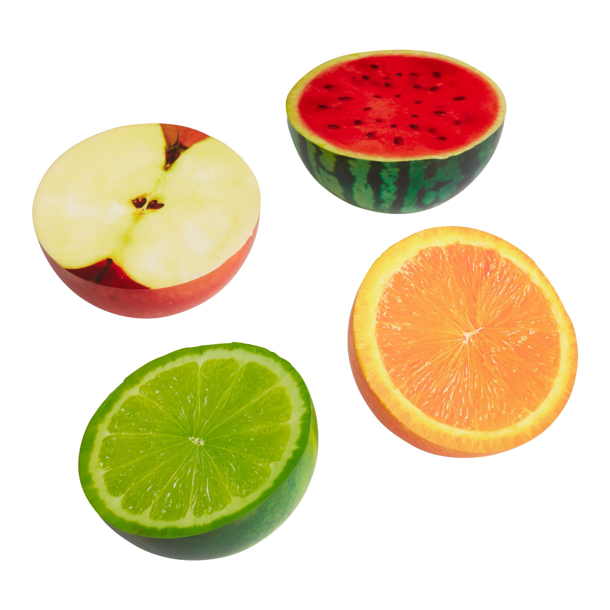 Toysmith Squishy Fruit Set of 4 by World Market